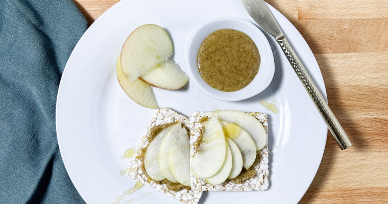 Apple & Tiger Nut Butter Crunch Bites [Low Histamine, Gluten Free]