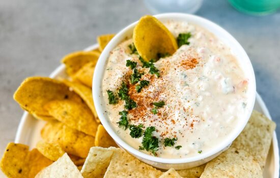 Zesty Garden Veggie and Herb Ricotta Dip [Low Histamine]